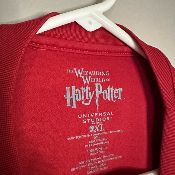 Harry Potter Gryffindor Mens Shirt Size 2X Wizarding World Universal Studios - Picture 4 of 6